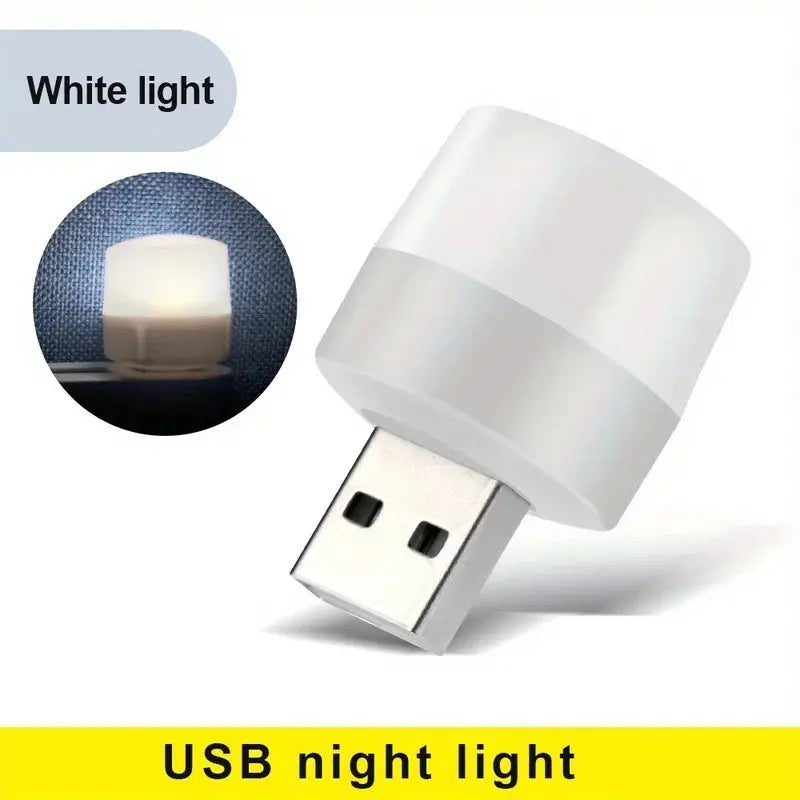 Belle veilleuses USB blanc 