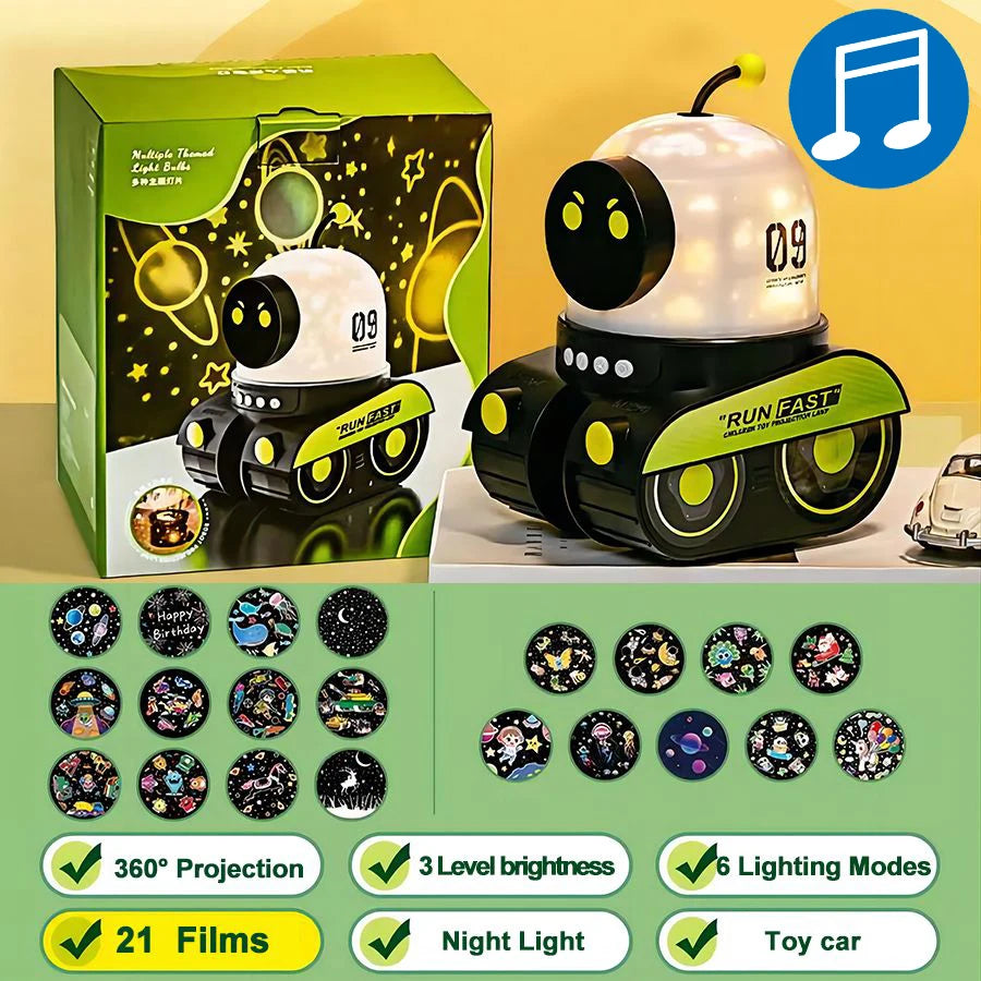 Robot veilleuse music