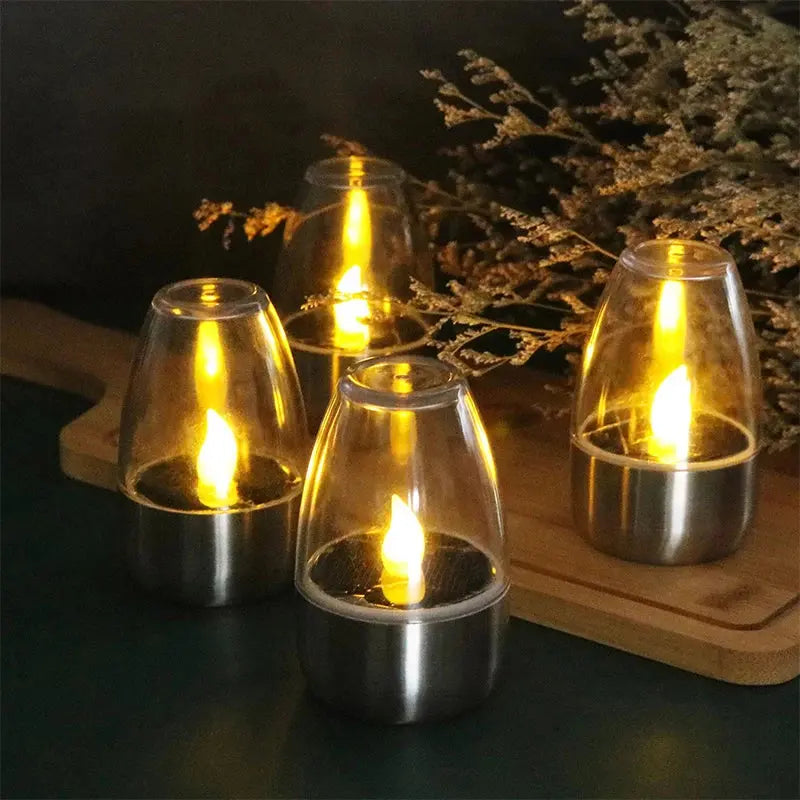Veilleuse bougie jardin