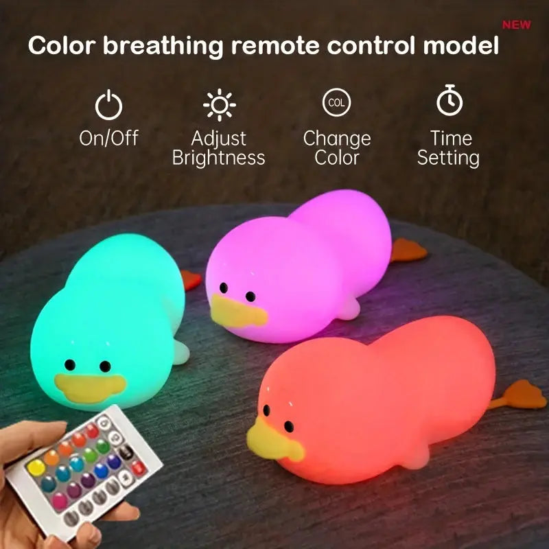 Veilleuse canard multi couleur