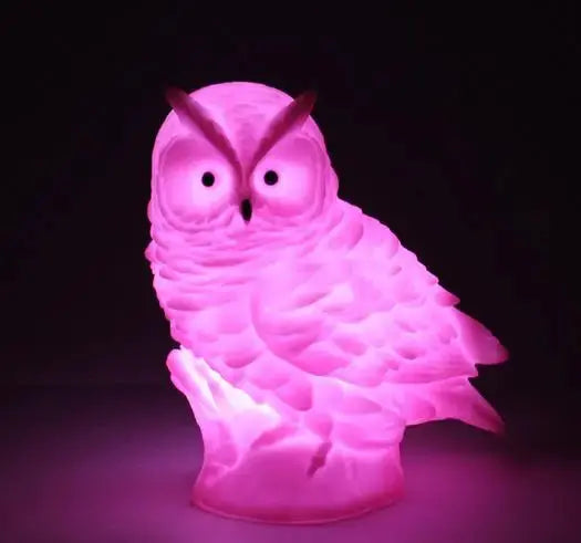 Veilleuse hibou jaune