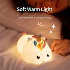 Veilleuse licorne avec éclairage