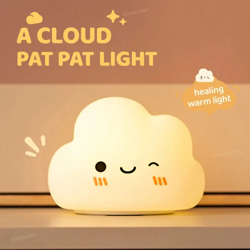 Veilleuse nuage tactile