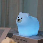 Veilleuse ours blanc